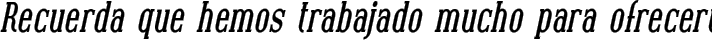 Covington Cond Bold Italic fuente tipográfica TrueType TTF