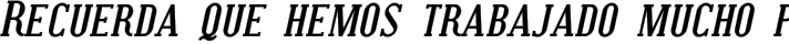 Covington SC Bold Italic fuente tipográfica TrueType TTF