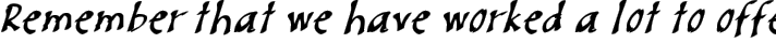 Dalicanya typography TrueType font