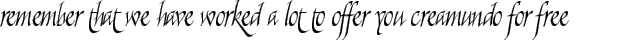 Killigraphy typography TrueType font
