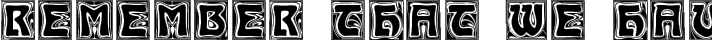 Kinigstein Caps typography TrueType font