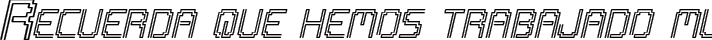OpenMind Italic fuente tipográfica TrueType TTF