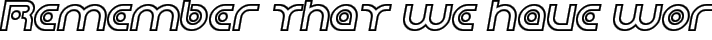 Planetary Orbiter Outline Bold Italic typography TrueType font