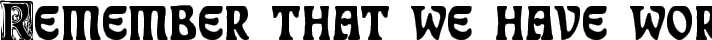 Rudelsberg-Initialen typography TrueType font