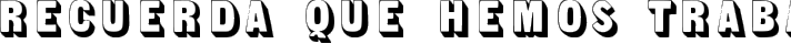 Sans Serif Shaded fuente tipográfica TrueType TTF