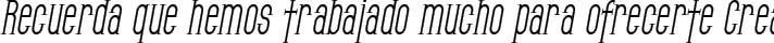 SF Gothican Condensed Oblique fuente tipográfica TrueType TTF