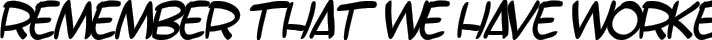 SF Toontime B Italic typography TrueType font