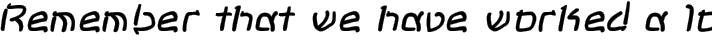 ShalomMK-Oblique typography TrueType font