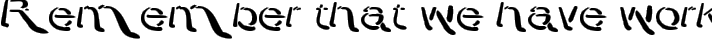 Warpy Roundheads typography TrueType font