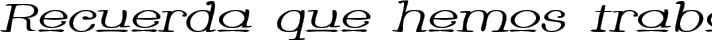 Whackadoo Upper Wide Italic fuente tipográfica TrueType TTF