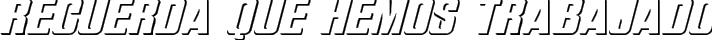 WhatA-Relief Italic fuente tipográfica TrueType TTF