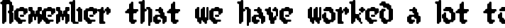 8-bit Limit R BRK typography TrueType font