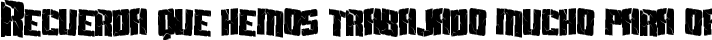 Aftershock Debris Condensed fuente tipográfica TrueType TTF