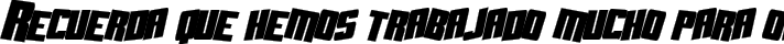 Aftershock Debris CondSolid Italic fuente tipográfica TrueType TTF