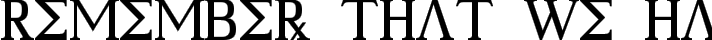 Ancient Geek typography TrueType font