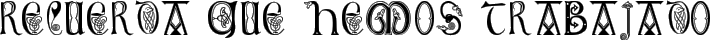 Anglo-Saxon 8th c. fuente tipográfica TrueType TTF
