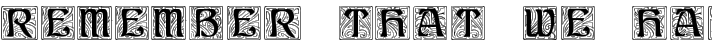 AnnStone typography TrueType font