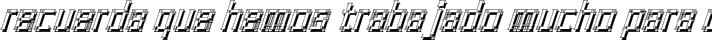 ArchitypoShadow-Oblique fuente tipográfica TrueType TTF
