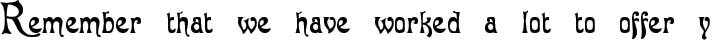 Asphodel typography TrueType font