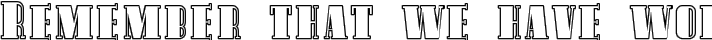 Avondale SC Outline typography TrueType font