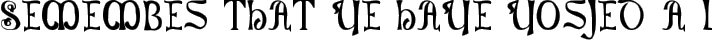 Battel Abbey 8th c. typography TrueType font
