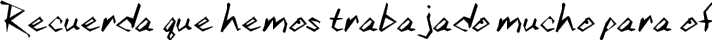 BethHand Angular fuente tipográfica TrueType TTF