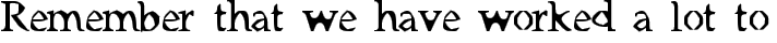 Big Ham typography TrueType font