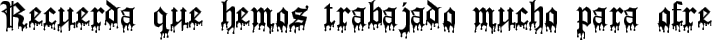 Blood Of Dracula fuente tipográfica TrueType TTF