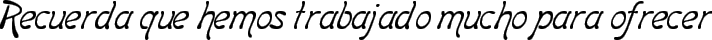 Boomerang     Italic fuente tipográfica TrueType TTF