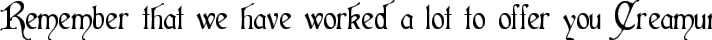 Cardinal Alternate typography TrueType font