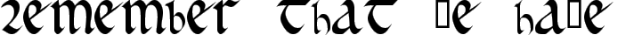 Carolingian Minuscule typography TrueType font