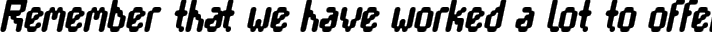 Cayetano Round Bold Italic typography TrueType font