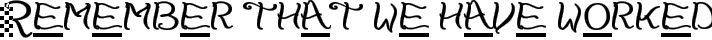 CheckerHat typography TrueType font