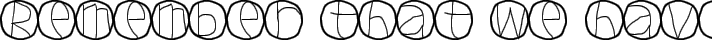 Circulum typography TrueType font