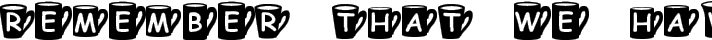 Coffee  Mugs typography TrueType font
