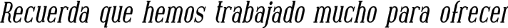 Covington Cond Italic fuente tipográfica TrueType TTF