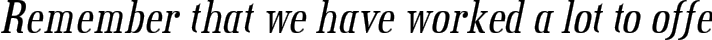 Credit Valley Italic typography TrueType font