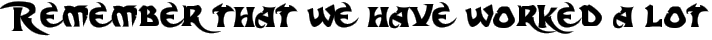 Dark Crystal Script typography TrueType font