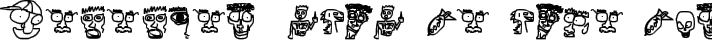 Doodle Dudes of Doom typography TrueType font
