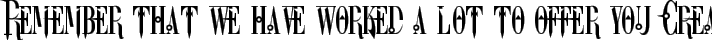 DreamScar typography TrueType font