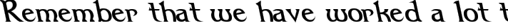 Dumbledor 1 Rev Italic typography TrueType font
