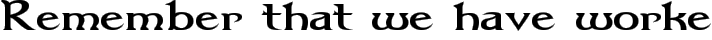 Dumbledor 3 Wide typography TrueType font