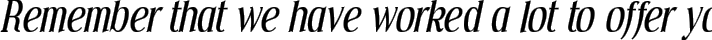 Effloresce Italic typography TrueType font