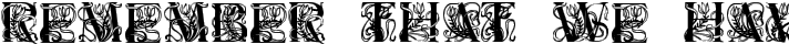 Elzevier Caps Regular typography TrueType font
