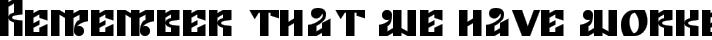 Empyra typography TrueType font