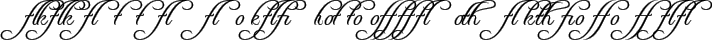 Freebooter Script - Alts typography TrueType font