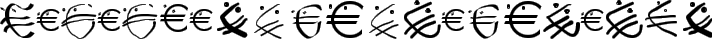 GiveEuroAFace-Etudes typography TrueType font