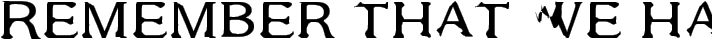 Gothic Alarm Clock typography TrueType font