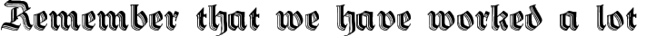 Hermann-Gotisch typography TrueType font