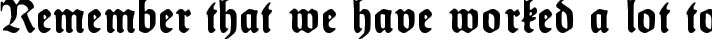 HumboldtFraktur Bold typography TrueType font